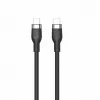 HYPER HyperJuice 240W Silikonowy kabel USB-C na USB-C (6 stóp/2 m) - Czarny