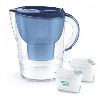 Dzbanek filtrujący wodę BRITA Marella XL z 2 niebieskimi wkładami wymiennymi MAXTRA PRO