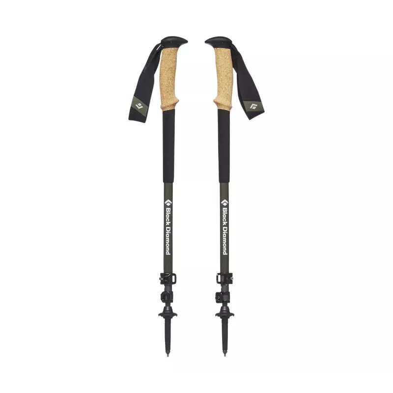 Czarny Diamond Alpine Carbon Cork kijek trekkingowy Unisex Teleskopowy