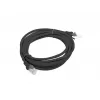 Kabel sieciowy LANBERG PCU5-10CC-0300-BK U/UTP Kat.5e, 3 m, czarny