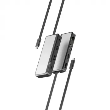 ALOGIC Fusion Pro NEXUS USB-C Uniwersalna stacja dokująca wideo 4K Ultra HD przewodowa