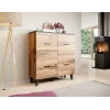 Cama sideboard LOTTA 110 4D wotan oak + mat Czarny