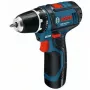 Bosch GSR 10,8-2-LI Professional Keyless Czarny, Niebieski, Czerwony