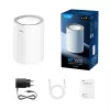 System mesh Cudy M3600 dwuzakresowy Wi‑Fi 7 (802.11be), 2882 Mbps, 3x LAN, 4 anteny wewnętrzne, biały