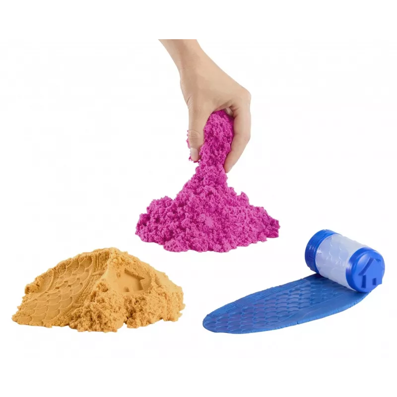 Kinetic sand Wonder Factory Never Dry Sand Bag, pomarańczowy czerwony