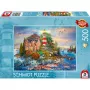 Latarnia morska na skale, puzzle 500 elementów