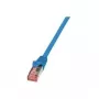 Kabel sieciowy LogiLink Cat6 S/FTP RJ-45 10m niebieski