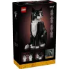 LEGO set Ideas 21349 Tuxedo Cat zestaw konstrukcyjny — kolekcjonerski model z klocków, element dekoracyjny