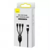 Kabel USB Baseus CASS030101 1.2m USB A/USB C USB C/Micro-USB B/Lightning Czarny