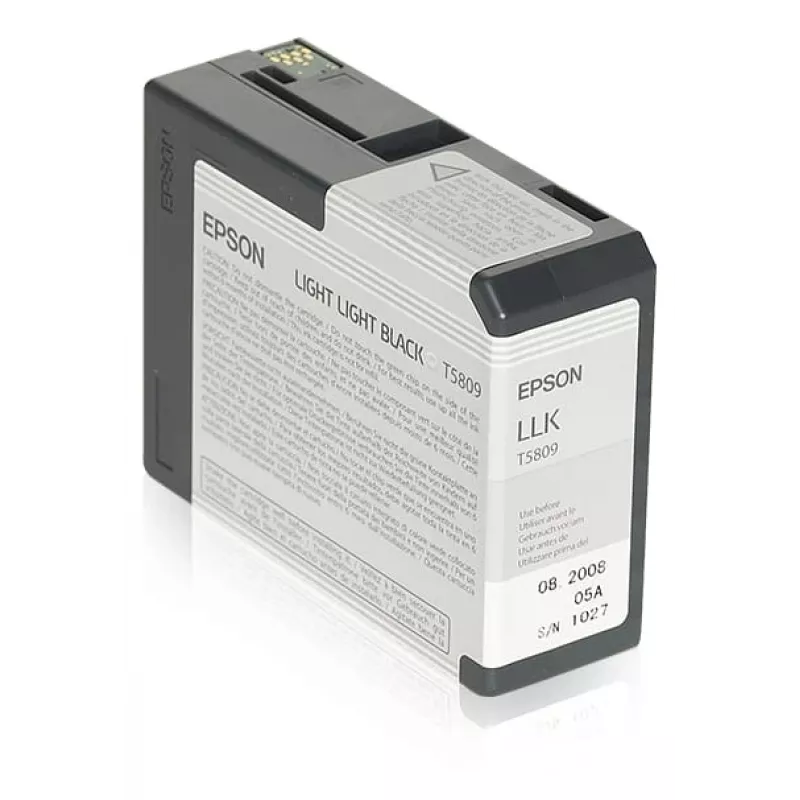 Epson Singlepack Light Light Black T580900, Light light black, Atrament pigmentowy, 80 ml, 1 szt.