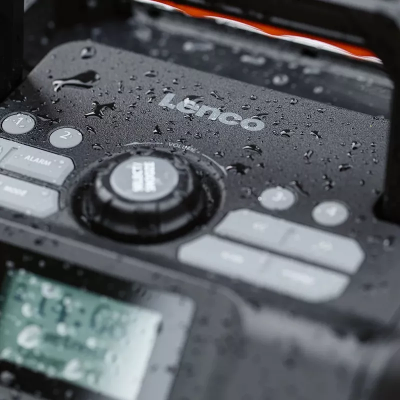 Przenośne radio cyfrowe Lenco ODR-160GY Szare FM/AM z tunerem cyfrowym i kompaktową konstrukcją