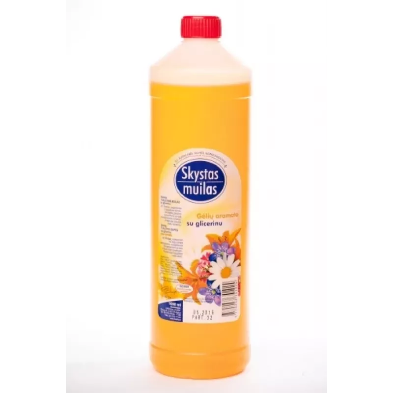 Mydło, w płynie, z gliceryną, zapach kwiatowy, 1l