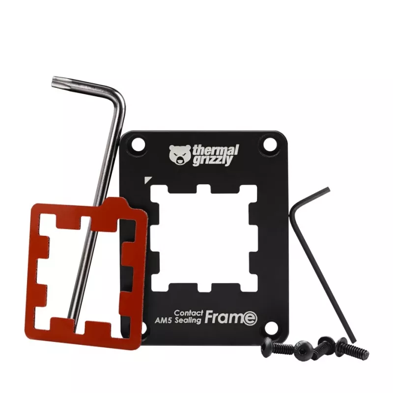 Zestaw do wymiany ramki Thermal Grizzly TG-CSF-AM5 Aluminium Czarny