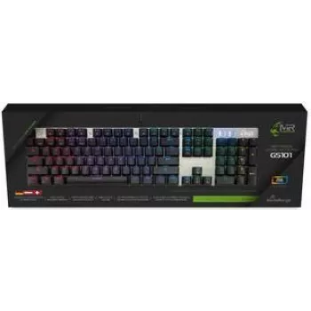MediaRange MRGS101 klawiatura USB QWERTZ German Czarny - Srebrny (MRGS101)