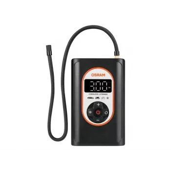 Pompka do opon Ledvance O4062172306294 — 12V akumulatorowy kompresor, 8,3 bar, wyświetlacz cyfrowy
