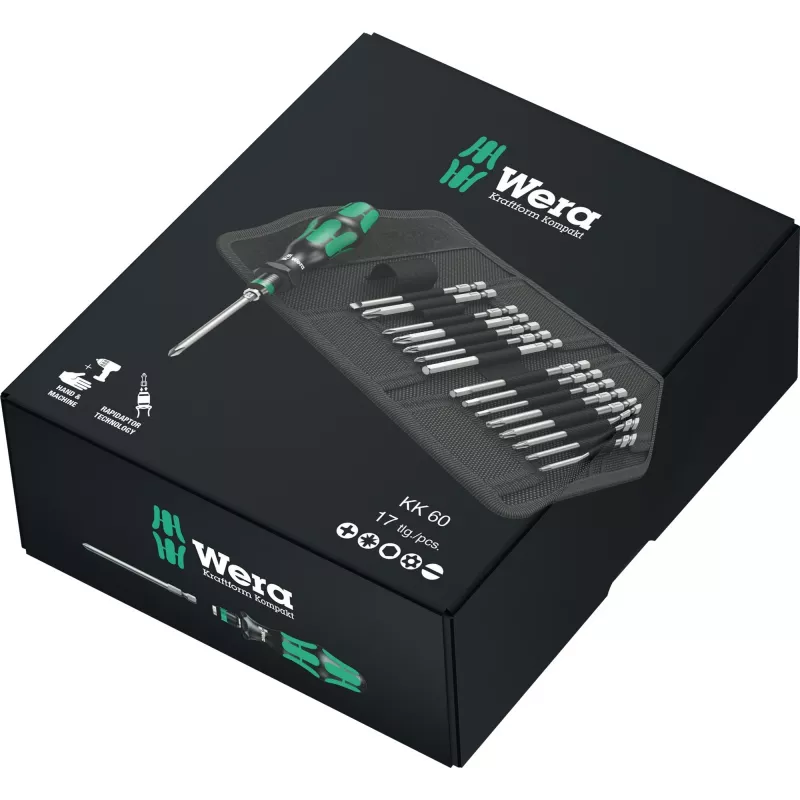 Kombinowany wkrętak Wera Kraftform Kompakt 60 Set
