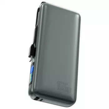 Powerbank 4smarts 541603 — Li‑Ion 20000 mAh, USB‑C + USB‑A, 165 W mocy całkowitej, 5 A, szary