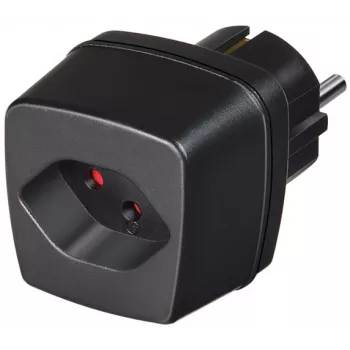 brennenstuhl Travel Adapter - Adapter for Power Connector - Czarny (1508480)