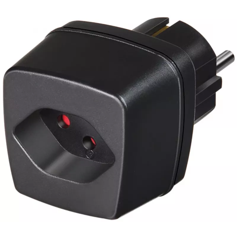 brennenstuhl Travel Adapter - Adapter for Power Connector - Czarny (1508480)