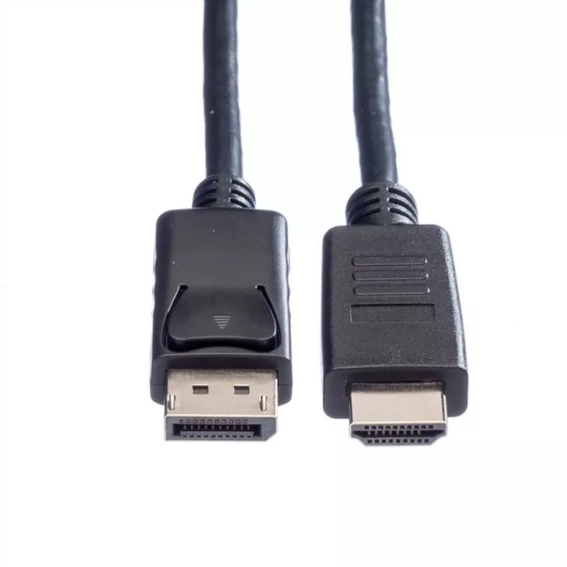 ROLINE - Adapterkabel - DisplayPort männlich zu HDMI männlich - 4.5 m - abgeschirmt - Schwarz (11.04.5783)