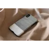 Etui na smartfona man and wood dla iPhone X/XS — czarne, ochronna twarda osłona