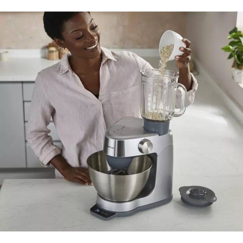 Kenwood Prospero+ robot kuchenny 1000 W 4,3 L Srebrny, Stal nierdzewna Wbudowana waga