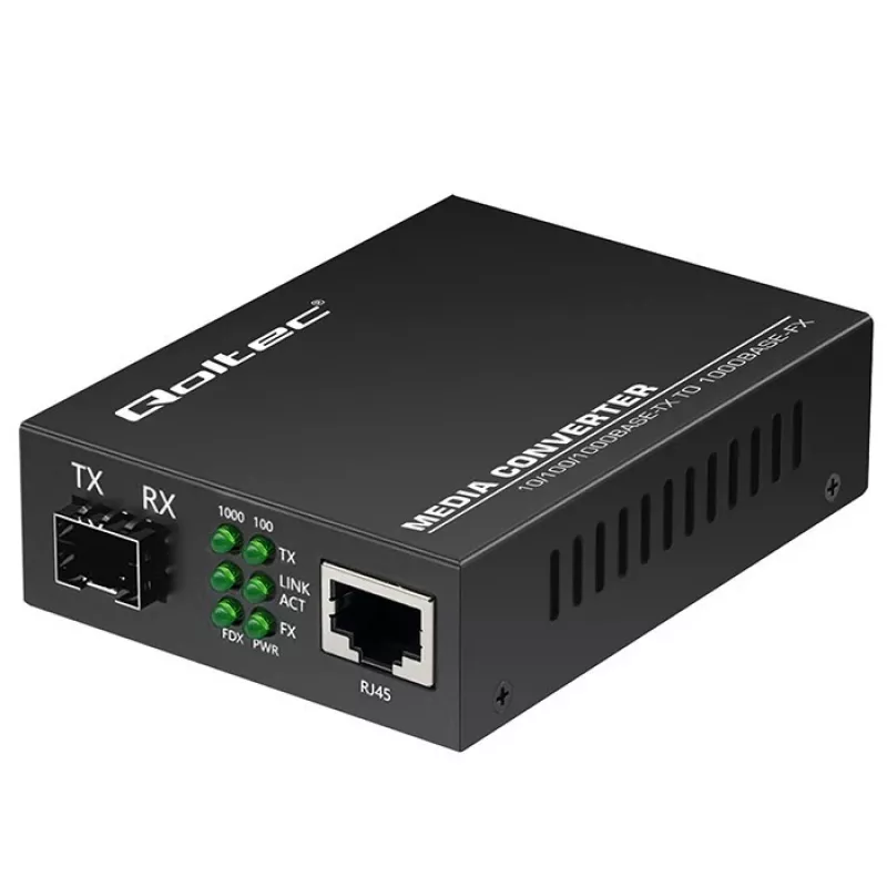 Konwerter mediów PRZEŁĄCZNIK Ethernet 1x RJ45 1x SFP
