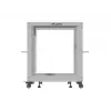 Otwarta szafa rack 19 cali LANBERG 12U, regulowana głębokość 600–1100 mm, szara