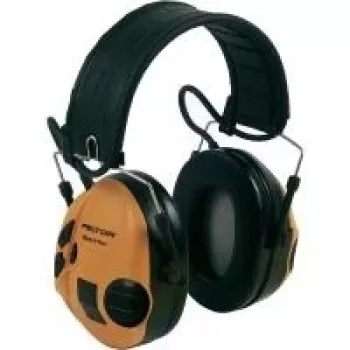 3M Peltor SportTac, nagłowny, Czarny, Zielony, H=29 M=23 L=16, 26 dB, Przewodowy, Bateria