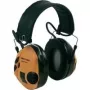 3M Peltor SportTac, nagłowny, Czarny, Zielony, H=29 M=23 L=16, 26 dB, Przewodowy, Bateria