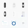 Reolink D340P - 5MP Przewodowy Dzwonek do Drzwi z Dzwonkiem, PoE, Wykrywanie Osób, Dwukierunkowe Audio, Współpraca z Rejestratorami NVR