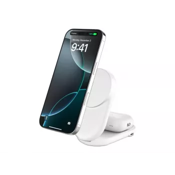 Belkin Qi2 Bezprzewodowa ładowarka wewnętrzna USB Szybkie ładowanie Biała 1.5m