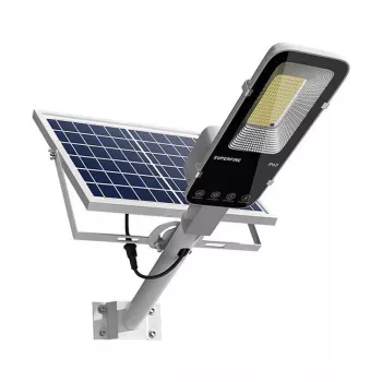 Lampa solarna LED Superfire FF5-D 486W 1400 lm – zewnętrzne oświetlenie elewacyjne, zintegrowane zasilanie słoneczne