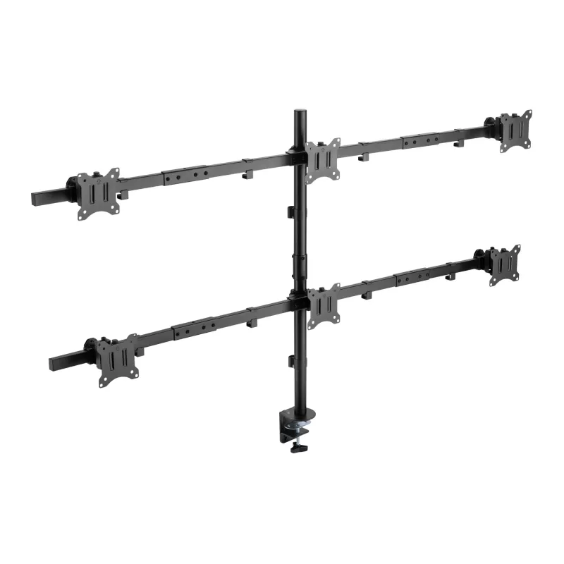 Uchwyt do monitorów LCD SBOX LCD-352/6-2 dla wyświetlaczy 17–32 cale, 7×7 kg, VESA 100×100