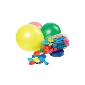 Balony Papstar Ø 19 cm mix kolorów w puszce - mieszane kolory - owalne - guma - 19 cm - 600 mm - 230 mm (18989)