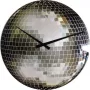 NeXtime klok 8801 Small Disco, Ø30 cm, Ścienny, Srebrny