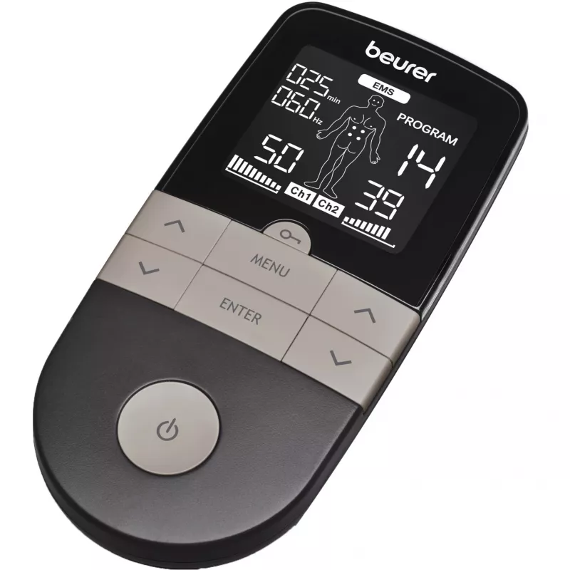 Urządzenie do elektrostymulacji TENS/EMS Beurer EM 1 RELIEF+ (model 60428) antracyt