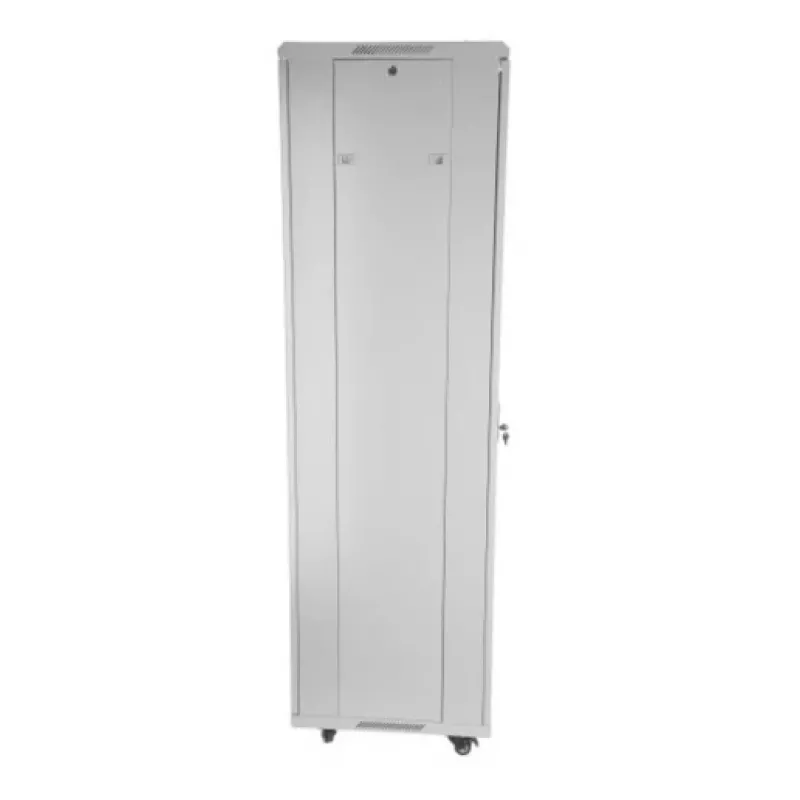 SOMI Networks | Szafa stojąca 37U, 19″ | 37U-60/80NAC | Szary | Maks. obciążenie 800kg; Zdejmowane i zamykane panele boczne; Szklane drzwi; Niezmontowana | Głębokość: 80 cm