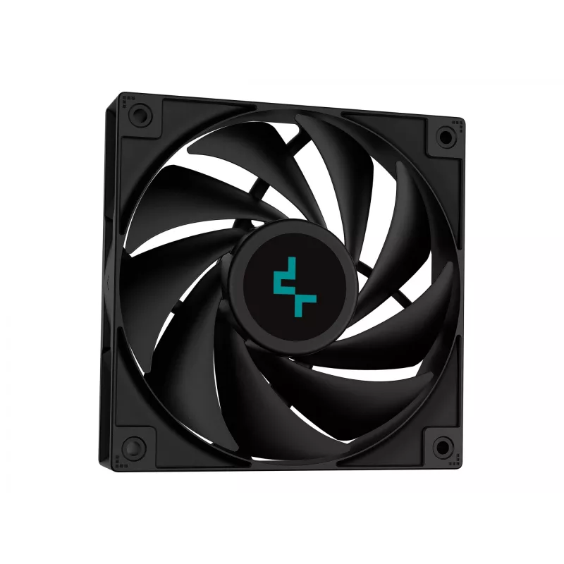 Zintegrowany układ chłodzenia cieczą DeepCool LS520S — wentylatory 120 mm, 500–2250 RPM, czarny, obsługuje LGA1700/AM5/TR4