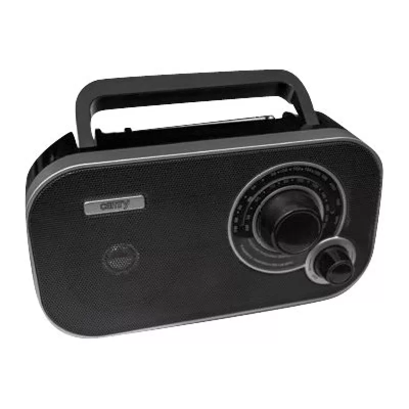 Radio przenośne Camry CR 1140b — AM/MF, szary, zasilanie sieciowe lub bateryjne, kompaktowe 280×65×113 mm