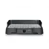 SEVERIN grill elektryczny stołowy PG 8593, 2000 W, prostokątny ruszt, czarny