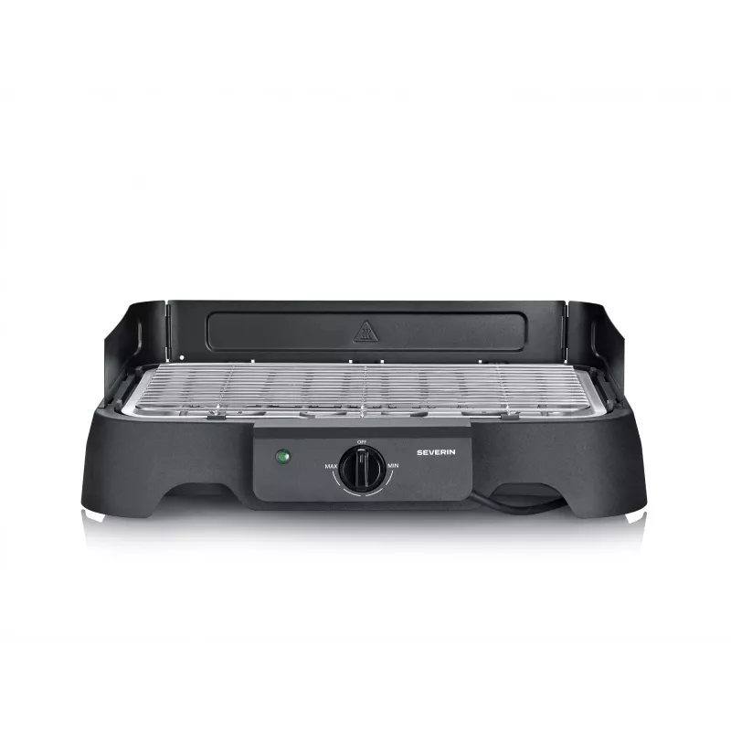 SEVERIN grill elektryczny stołowy PG 8593, 2000 W, prostokątny ruszt, czarny