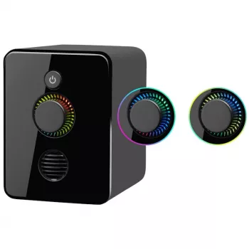 Głośniki komputerowe 2.1 DEFENDER V12 11 W RMS USB, 3,5 mm, woofer, czarny, 223×115×130 mm