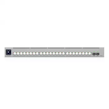 Przełącznik sieciowy Ubiquiti UniFi ECS-24-POE — zarządzany L2/L3, 24× 10G RJ-45, PoE, 1U, szary