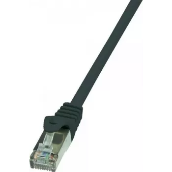 Logilink - Kabel krosowy - RJ-45 (M) - RJ-45 (M) - 5 m - ekranowany, nieskrecany (F/UTP) - CAT 5e - Czarny (CP1073S)