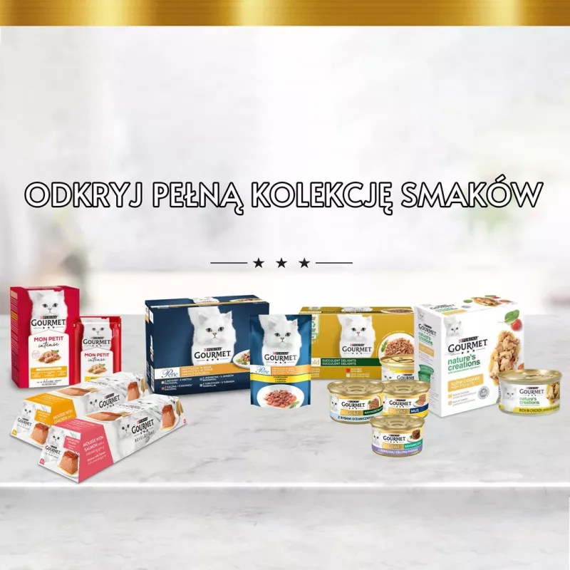 GOURMET Gold Wołowina - mokra karma dla kota - 85g