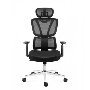 Fotel biurowy mark adler Expert 4.6 Czarny obrotowy MA-EXPERT 4.6 Czarny, czarna tapicerka, regulowane elementy