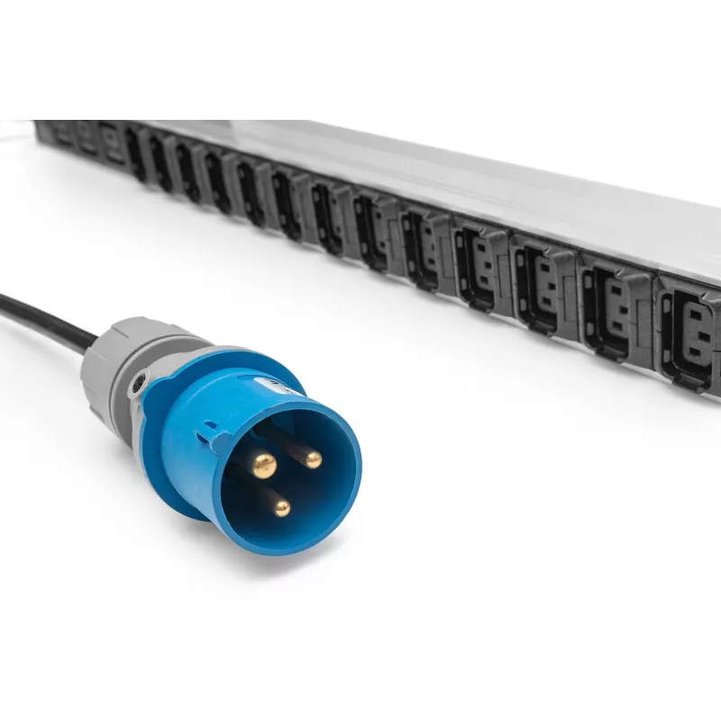 Digitus Basic IT PDU 1-fazowa 16A 24 x C13 3 x C19 kabel 3m