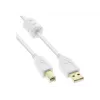 Kabel USB Microconnect USBAB2WF USB 2.0 2 m USB A USB B Biały