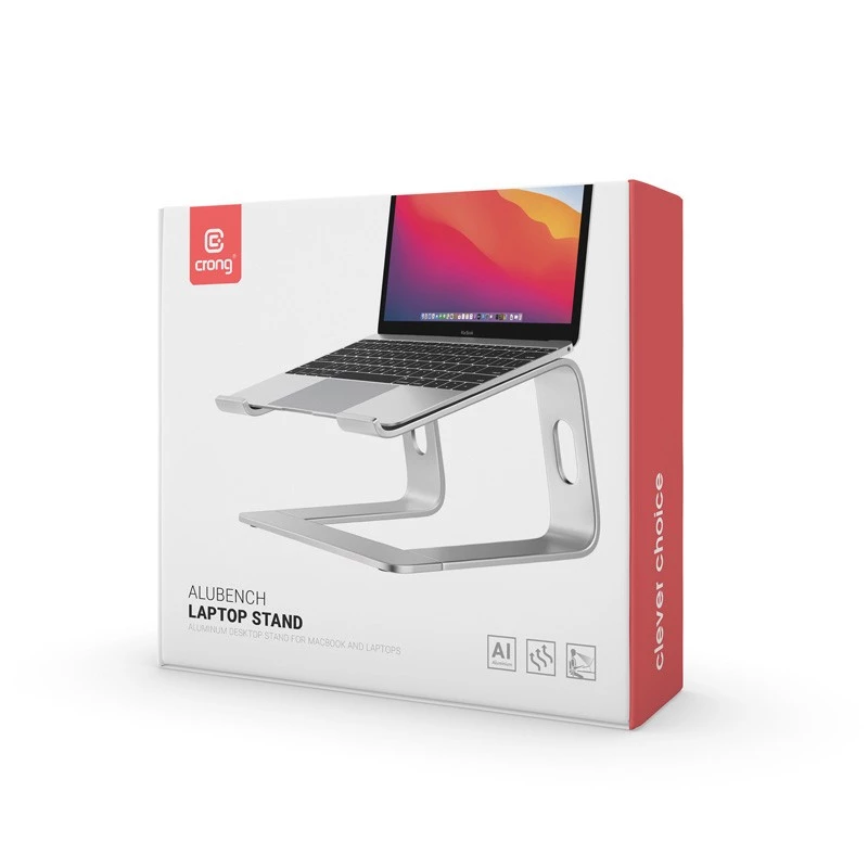 Crong Alubench Ergonomiczna Podstawka pod Laptopa